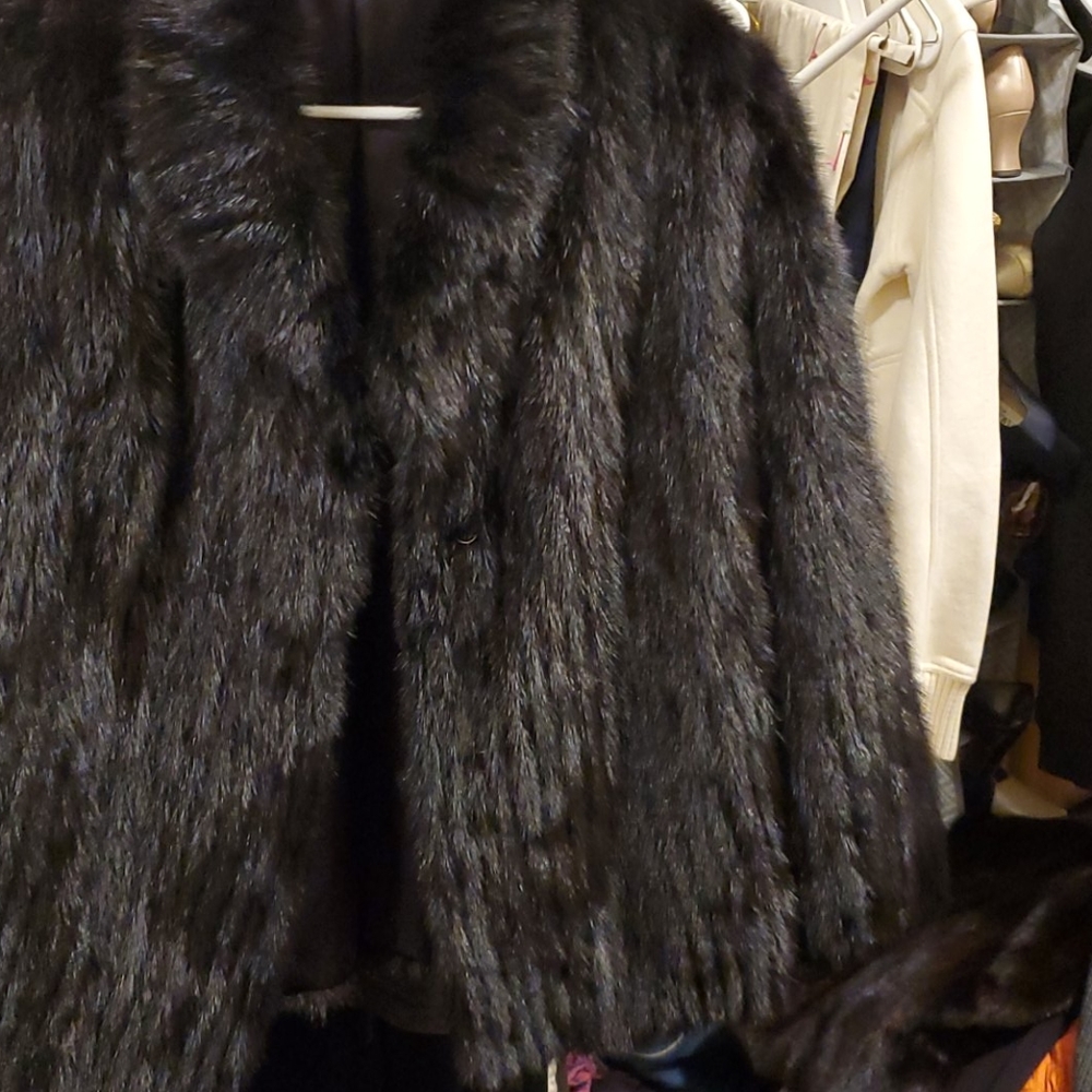 Half length mink coat